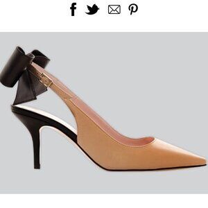 Kate Spade Jax Bi-Color Sling Back - EUC